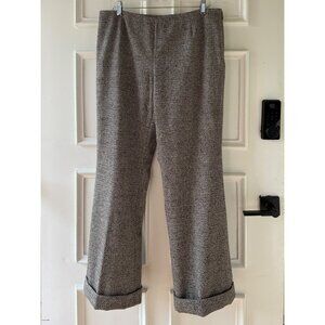 Dana Buchman Petite Wool Blend Pants Size 14 Mahogany Oyster Textured Lined NWT